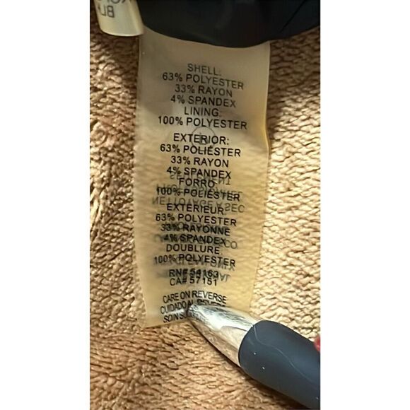 Vintage Calvin Klein Women’s 2 Pencil Skirt with Back Slit Size 2 Black Lined - Picture 6 of 8